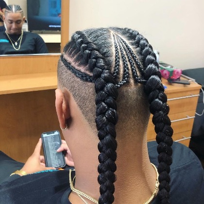 @braidsbyktrachaa's undercut braids