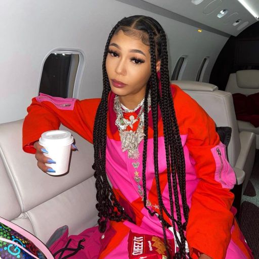 Coi Leray long braids