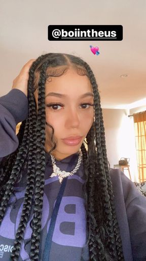 Coi Leray jumbo braids