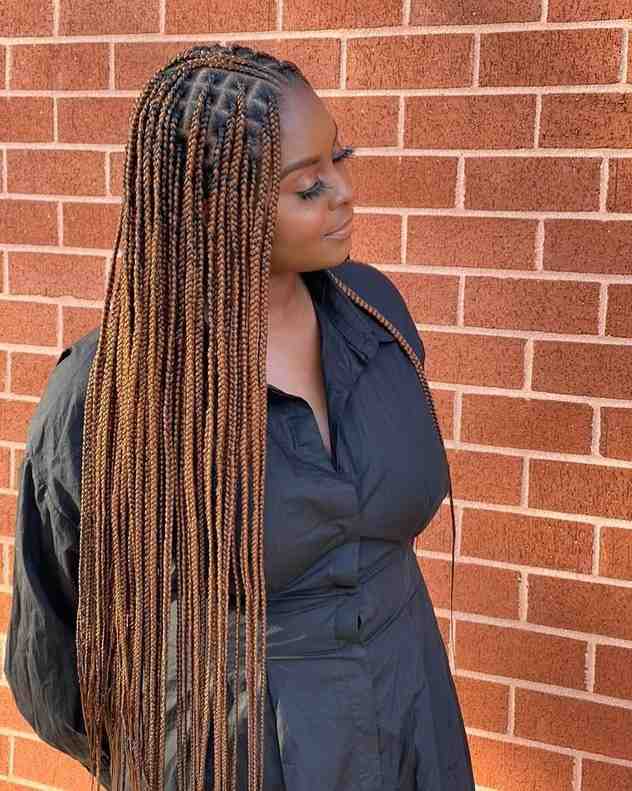 long knotless braids