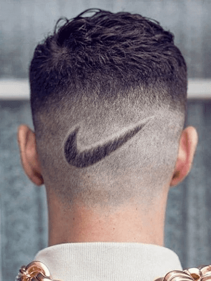 Nike back hair design
