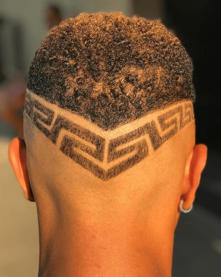 Greek haircut lines designs back head